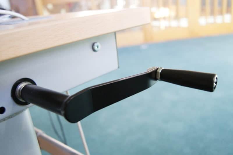 Close up of sit stand